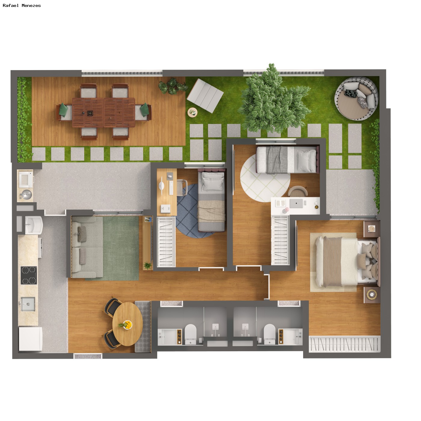 Apartamento, 3 quartos, 64 m² - Foto 5