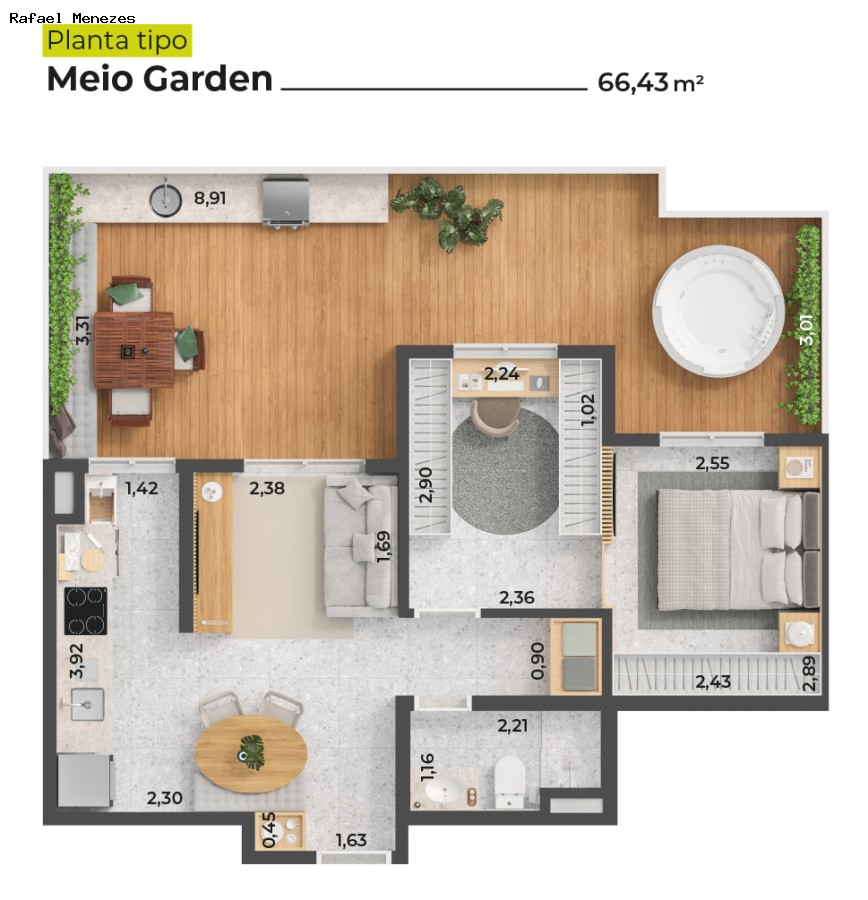 Apartamento, 2 quartos, 39 m² - Foto 20