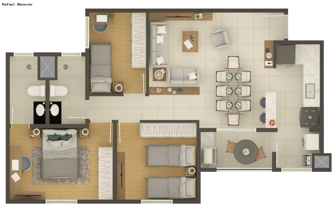 Apartamento, 2 quartos, 60 m² - Foto 26