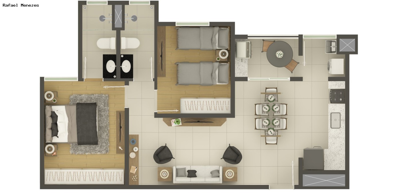 Apartamento, 2 quartos, 60 m² - Foto 29